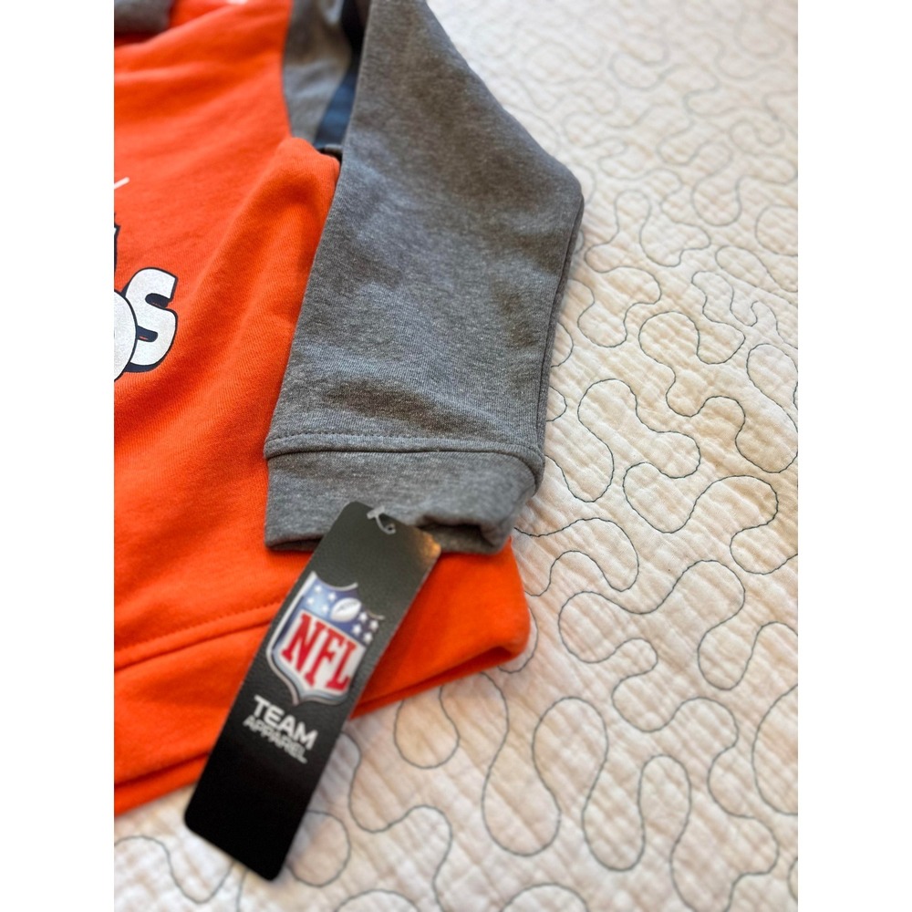 Denver Broncos Kids Size 5/6 Pullover Hoodie Size 5/6 - Picture 3 of 4